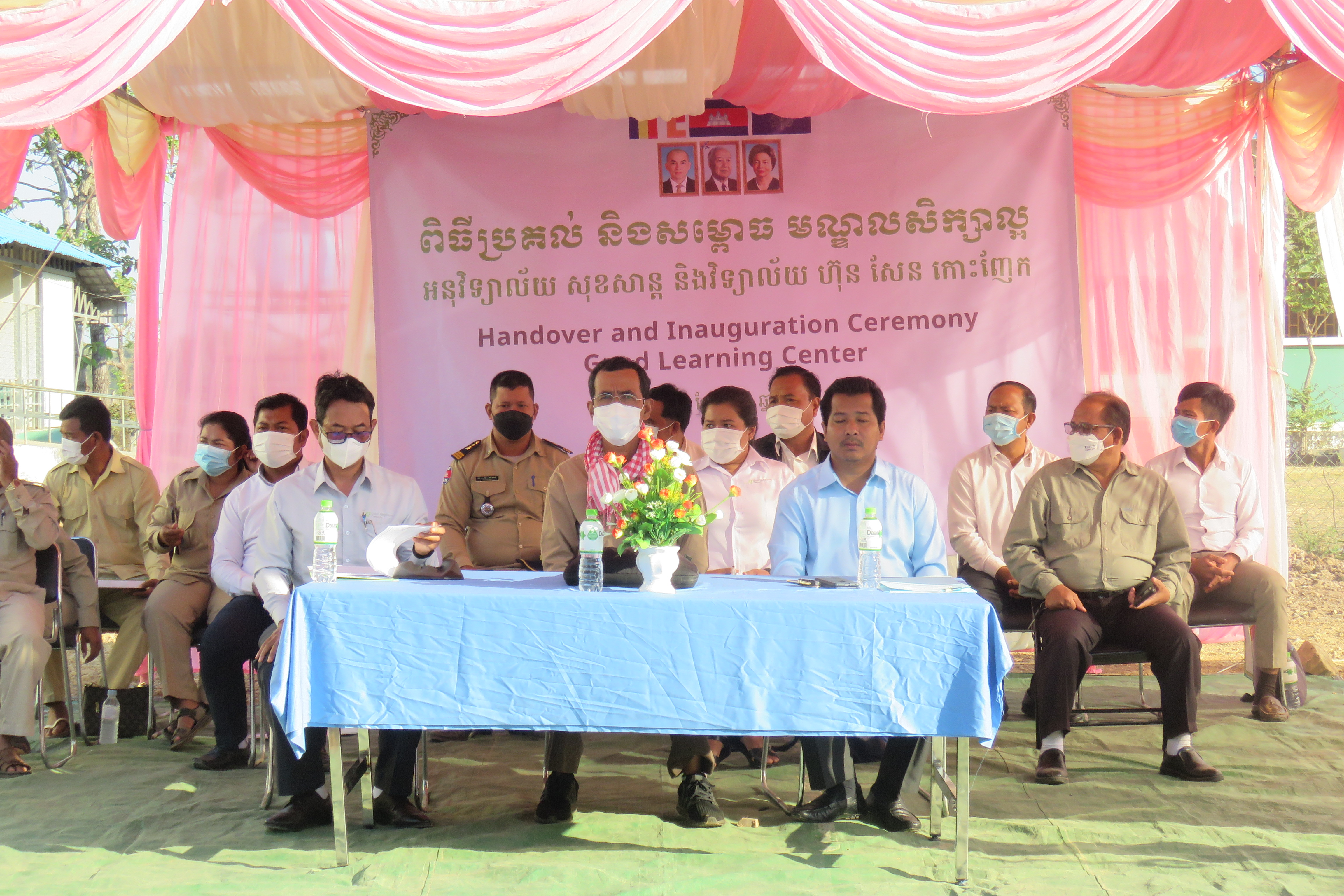 Handover and Inauguration Ceremony of Two Good Learning Centers in Koh Nheaek District